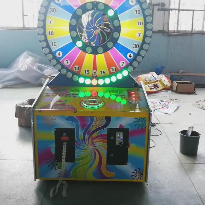 Lucky Spin Turning Lotterie-Spielmaschine Innenunterhaltung Münzbetrieb Ticketspielen 4