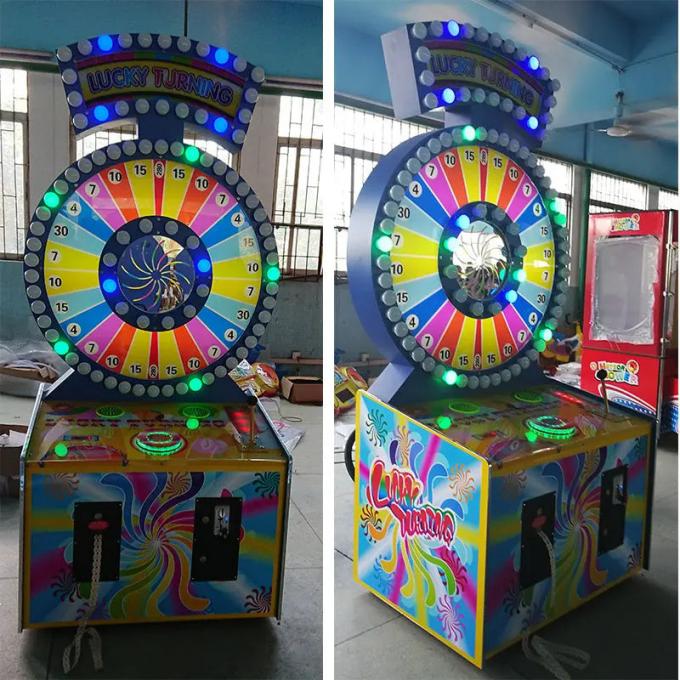 Lucky Spin Turning Lotterie-Spielmaschine Innenunterhaltung Münzbetrieb Ticketspielen 1