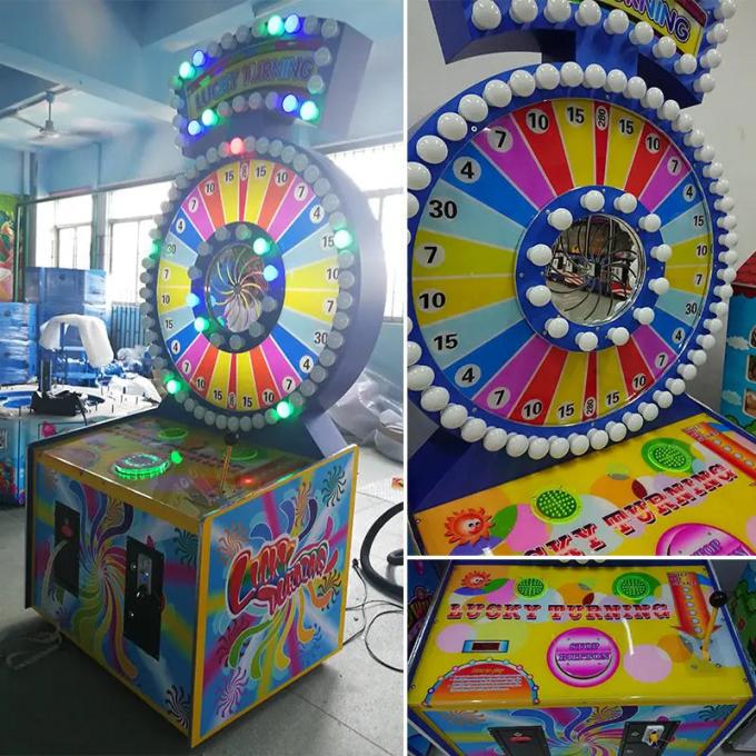 Lucky Spin Turning Lotterie-Spielmaschine Innenunterhaltung Münzbetrieb Ticketspielen 2