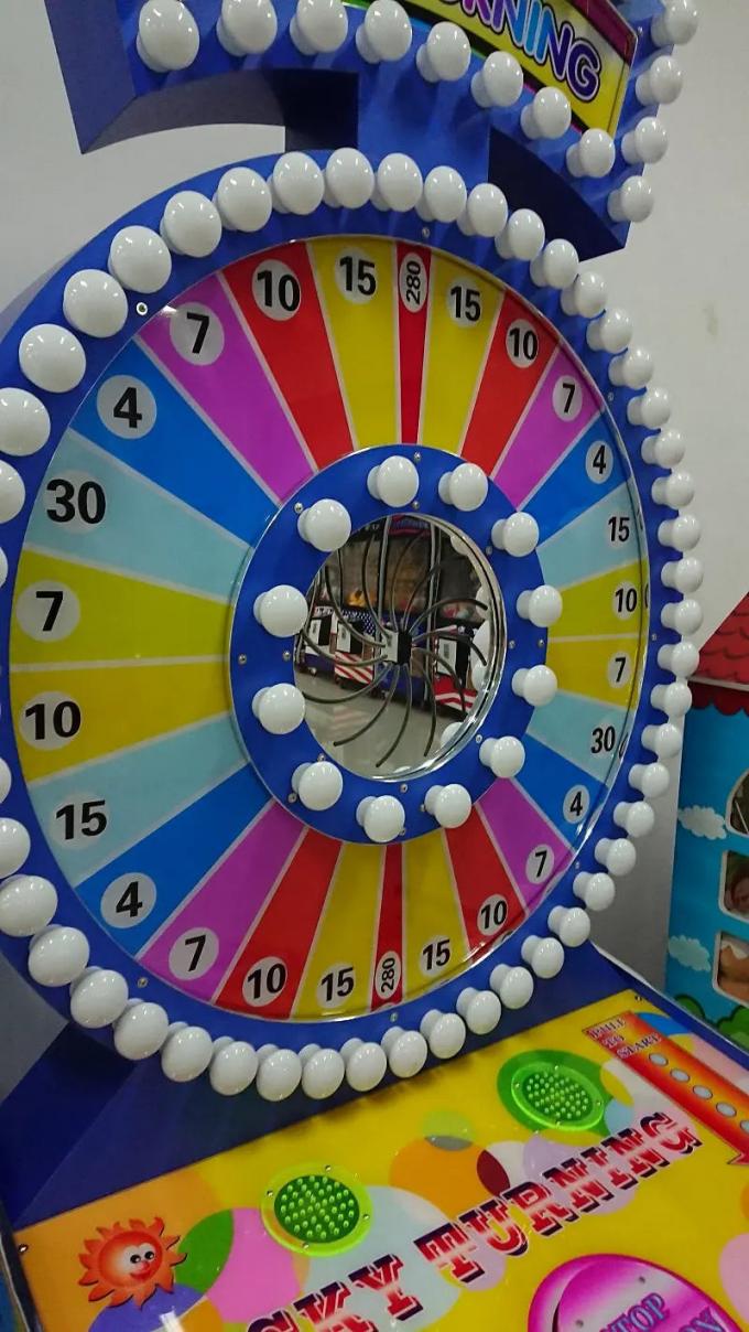 Lucky Spin Turning Lotterie-Spielmaschine Innenunterhaltung Münzbetrieb Ticketspielen 3